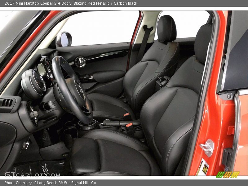 Blazing Red Metallic / Carbon Black 2017 Mini Hardtop Cooper S 4 Door