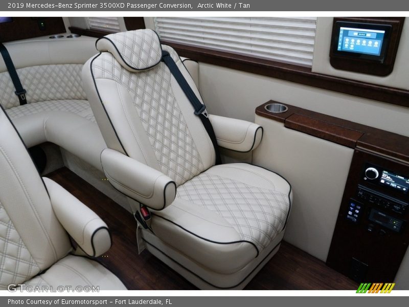 Arctic White / Tan 2019 Mercedes-Benz Sprinter 3500XD Passenger Conversion