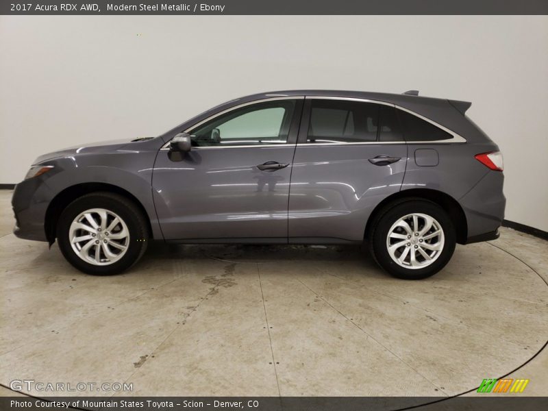 Modern Steel Metallic / Ebony 2017 Acura RDX AWD