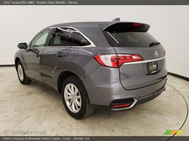 Modern Steel Metallic / Ebony 2017 Acura RDX AWD