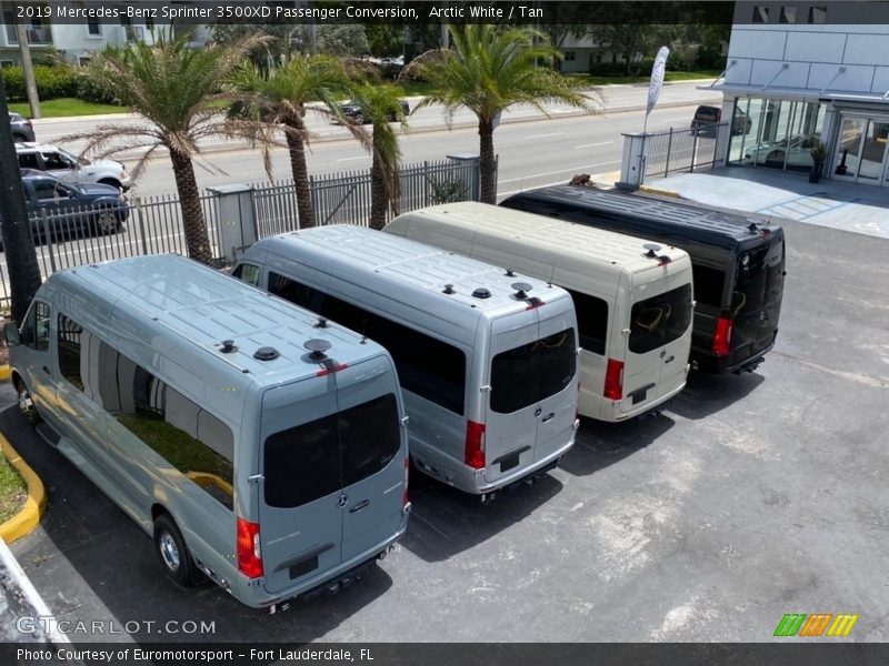 Arctic White / Tan 2019 Mercedes-Benz Sprinter 3500XD Passenger Conversion