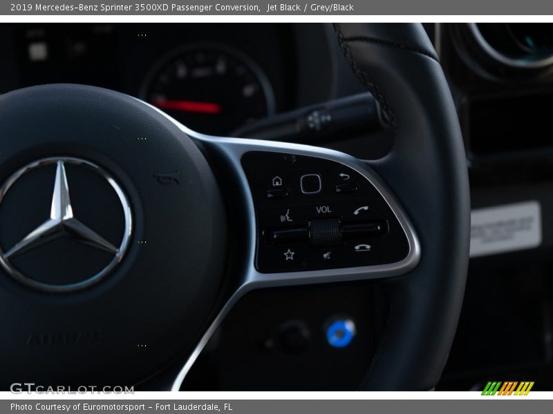Jet Black / Grey/Black 2019 Mercedes-Benz Sprinter 3500XD Passenger Conversion