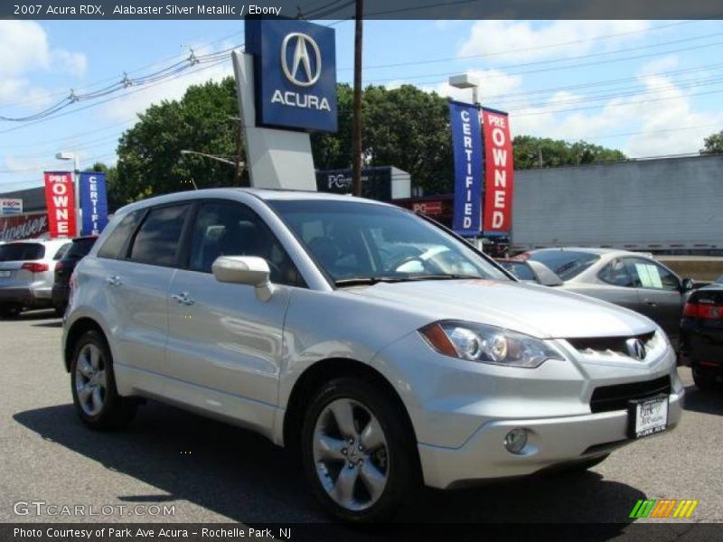 Alabaster Silver Metallic / Ebony 2007 Acura RDX