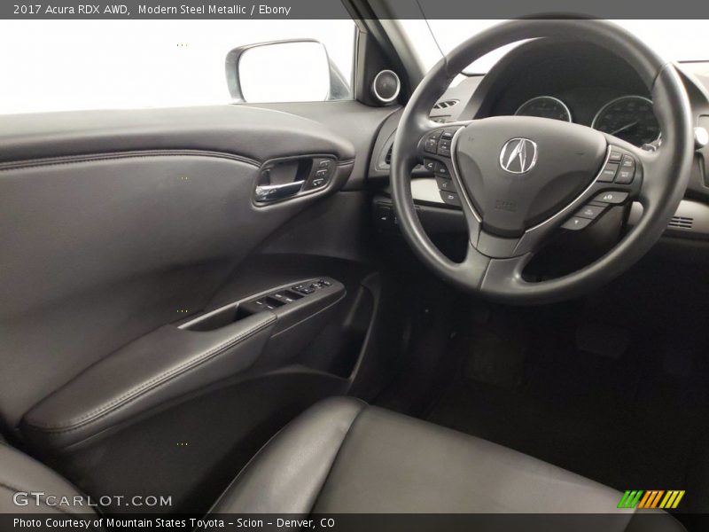Modern Steel Metallic / Ebony 2017 Acura RDX AWD