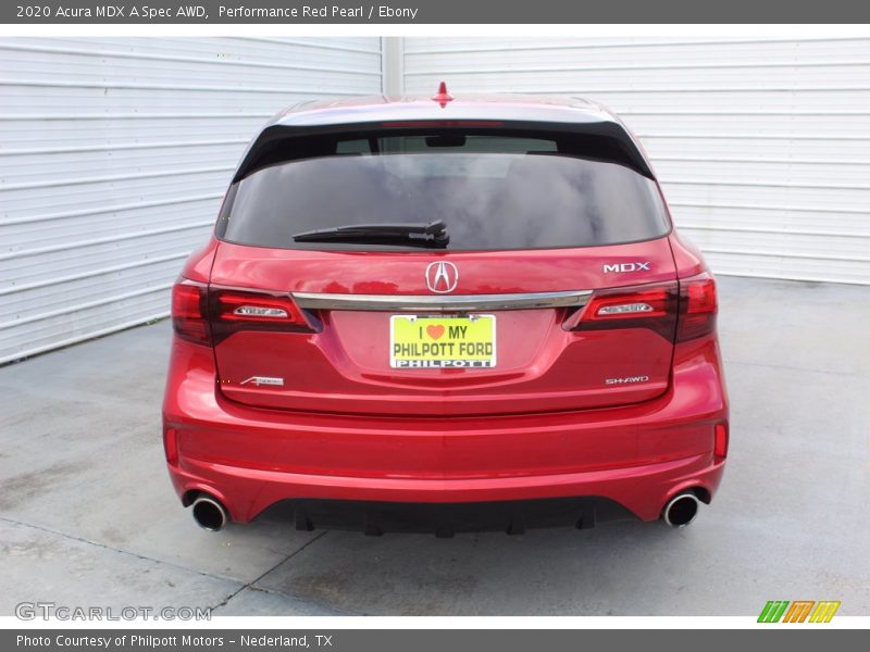 Performance Red Pearl / Ebony 2020 Acura MDX A Spec AWD