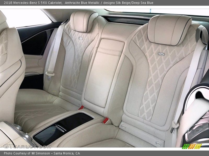 Rear Seat of 2018 S 560 Cabriolet