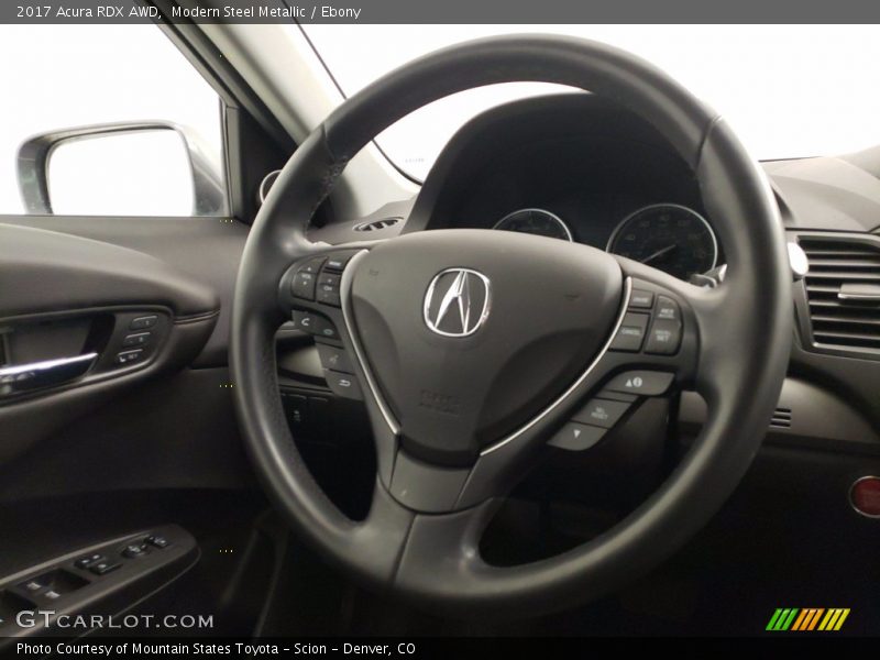 Modern Steel Metallic / Ebony 2017 Acura RDX AWD