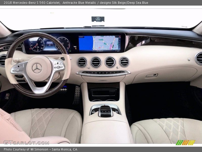 Dashboard of 2018 S 560 Cabriolet