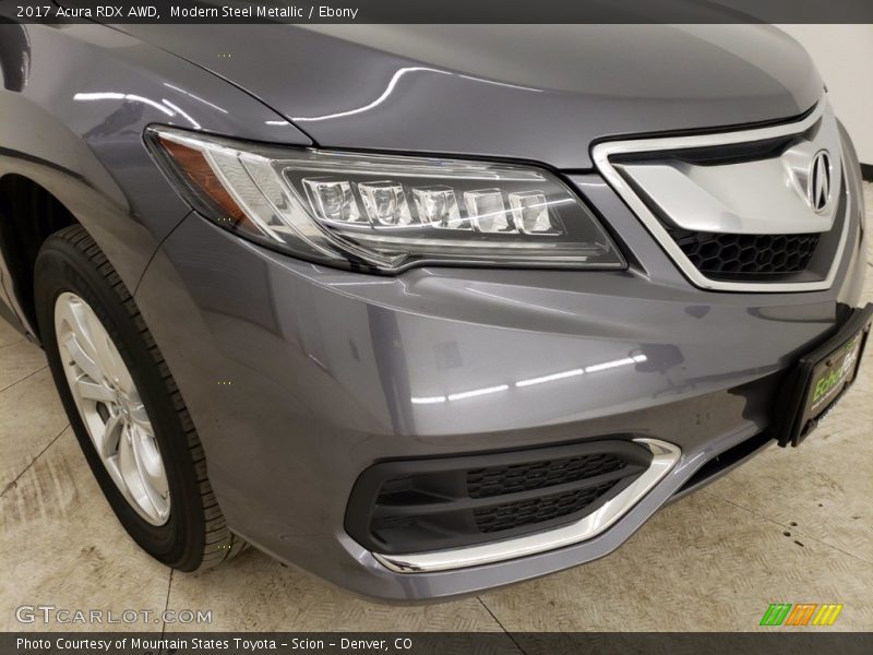 Modern Steel Metallic / Ebony 2017 Acura RDX AWD