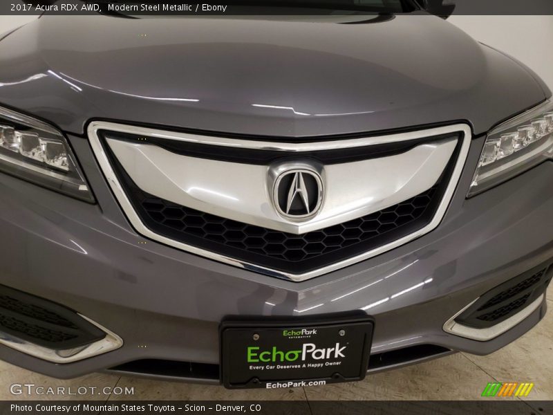 Modern Steel Metallic / Ebony 2017 Acura RDX AWD