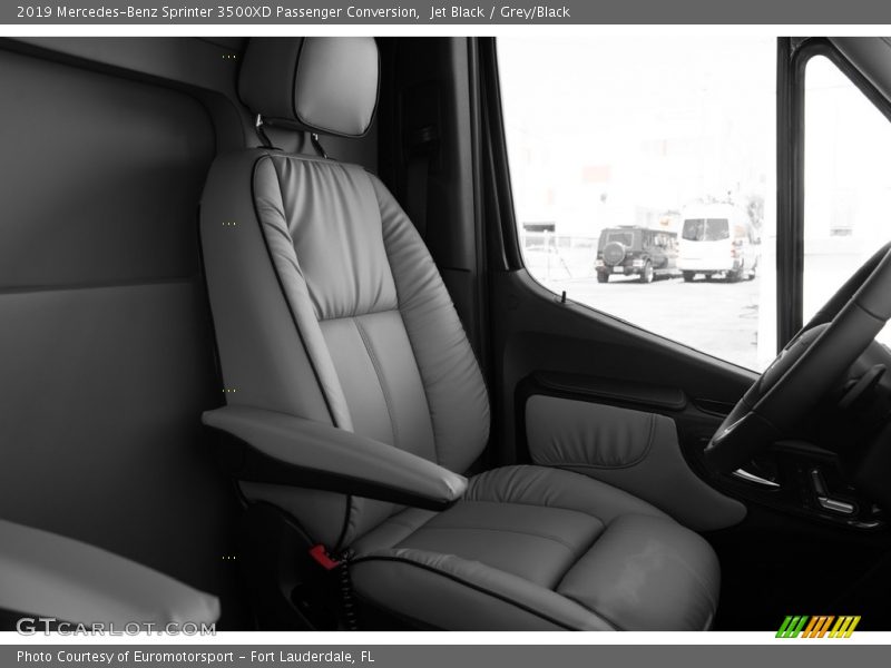 Front Seat of 2019 Sprinter 3500XD Passenger Conversion