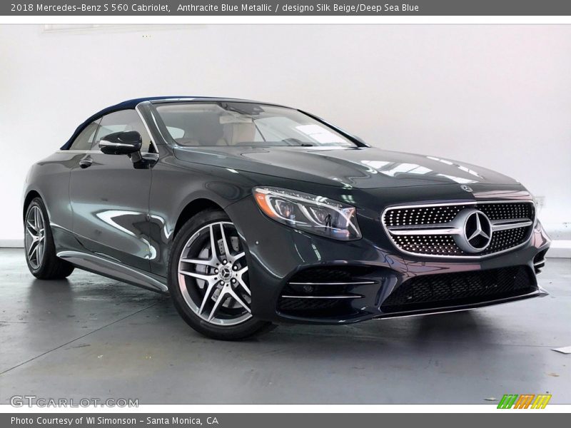 Front 3/4 View of 2018 S 560 Cabriolet