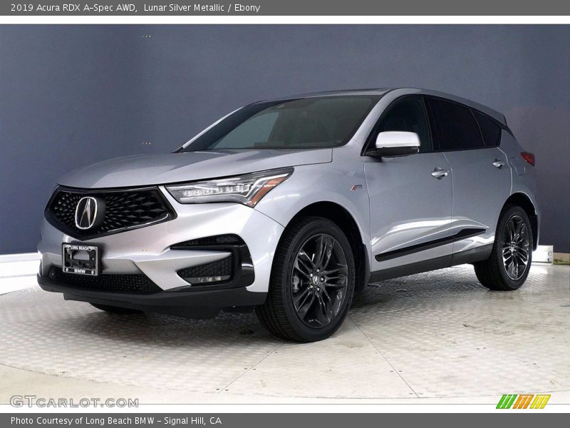 Lunar Silver Metallic / Ebony 2019 Acura RDX A-Spec AWD