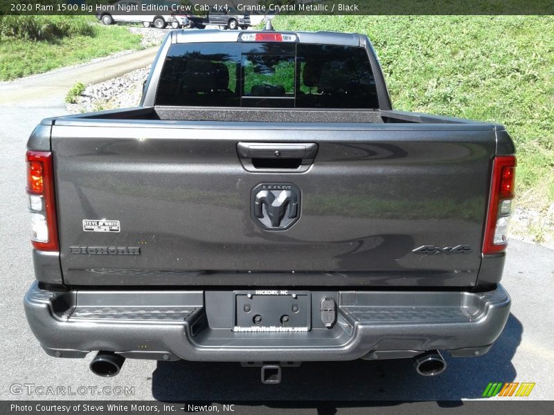 Granite Crystal Metallic / Black 2020 Ram 1500 Big Horn Night Edition Crew Cab 4x4