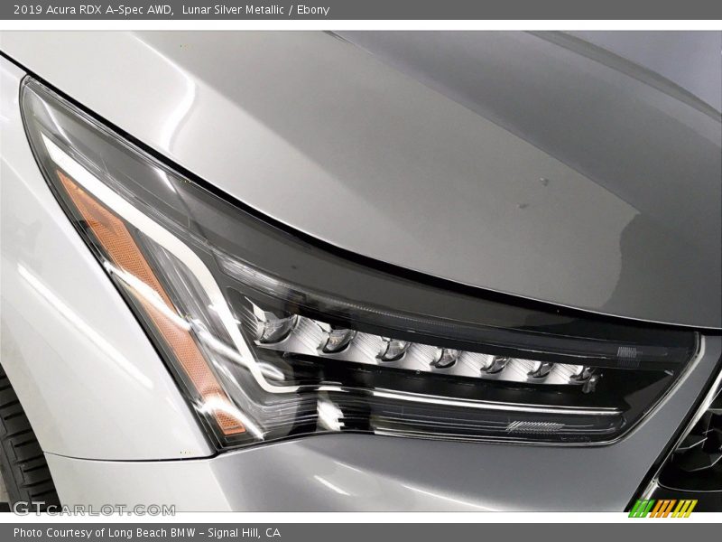 Lunar Silver Metallic / Ebony 2019 Acura RDX A-Spec AWD