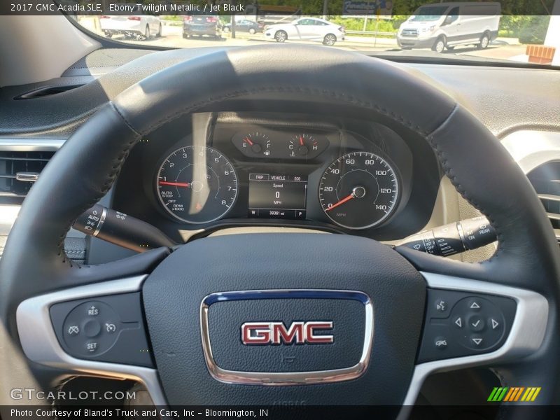 Ebony Twilight Metallic / Jet Black 2017 GMC Acadia SLE