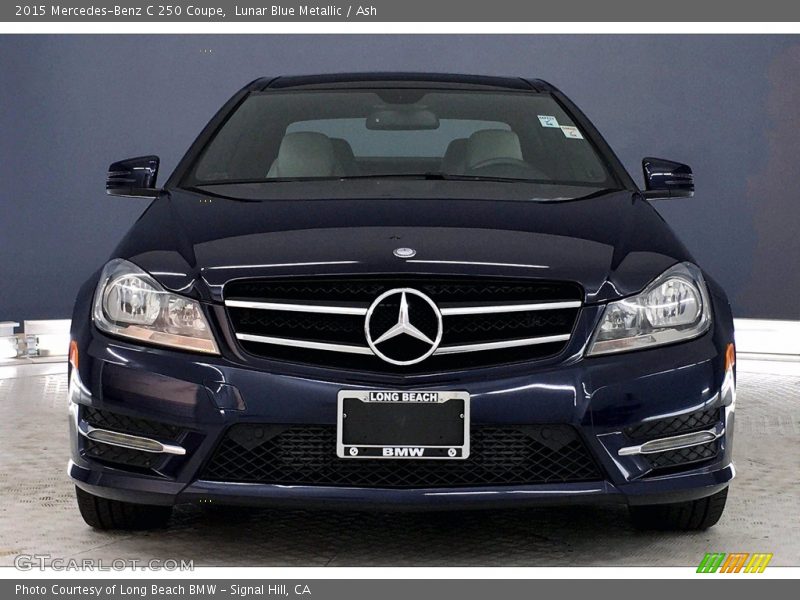 Lunar Blue Metallic / Ash 2015 Mercedes-Benz C 250 Coupe