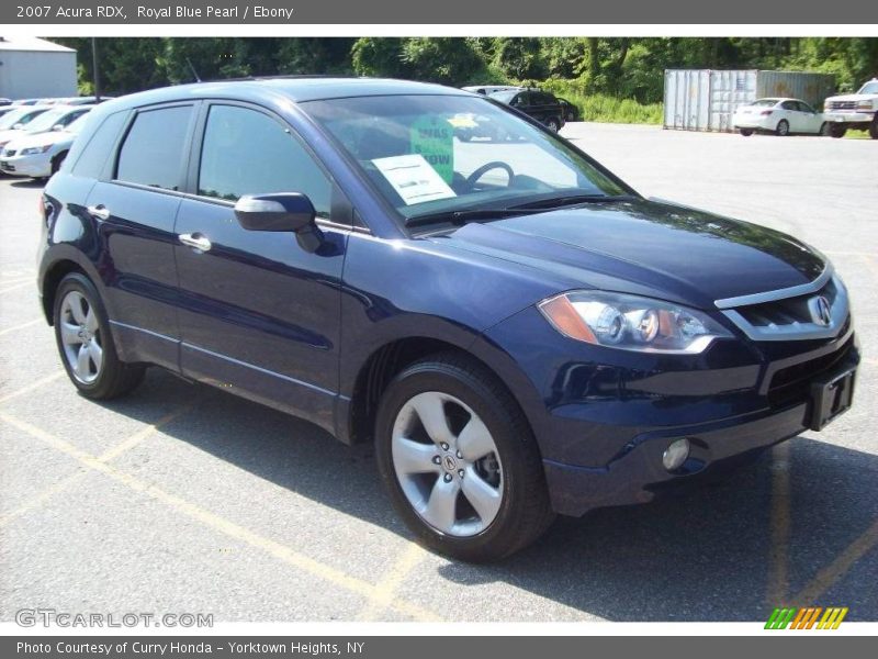 Royal Blue Pearl / Ebony 2007 Acura RDX