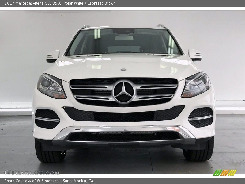 Polar White / Espresso Brown 2017 Mercedes-Benz GLE 350