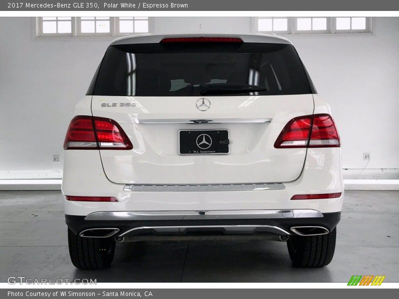 Polar White / Espresso Brown 2017 Mercedes-Benz GLE 350