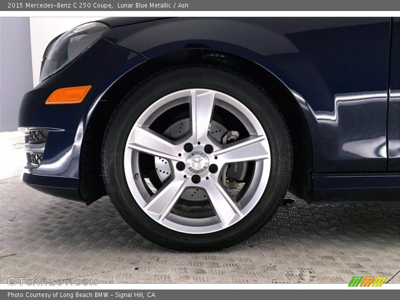 Lunar Blue Metallic / Ash 2015 Mercedes-Benz C 250 Coupe