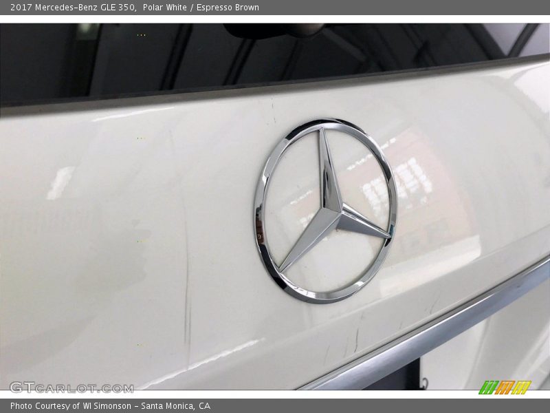 Polar White / Espresso Brown 2017 Mercedes-Benz GLE 350