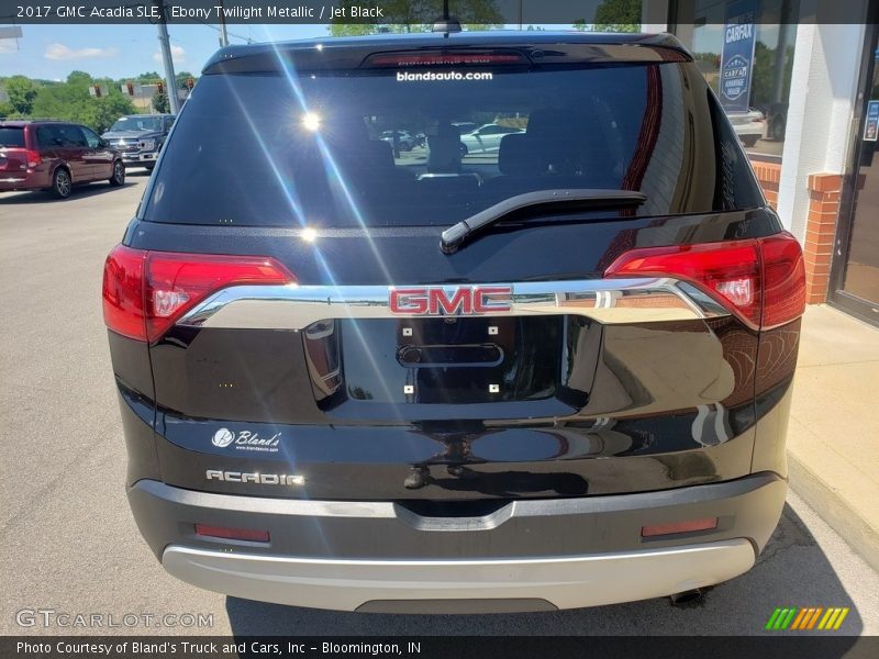 Ebony Twilight Metallic / Jet Black 2017 GMC Acadia SLE