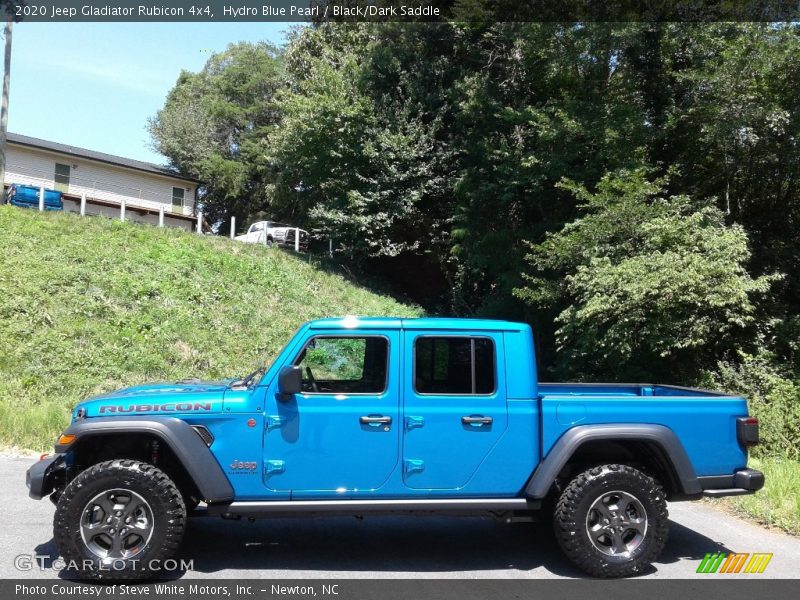 Hydro Blue Pearl / Black/Dark Saddle 2020 Jeep Gladiator Rubicon 4x4