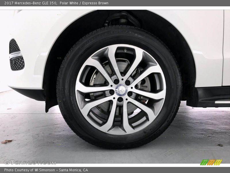 Polar White / Espresso Brown 2017 Mercedes-Benz GLE 350