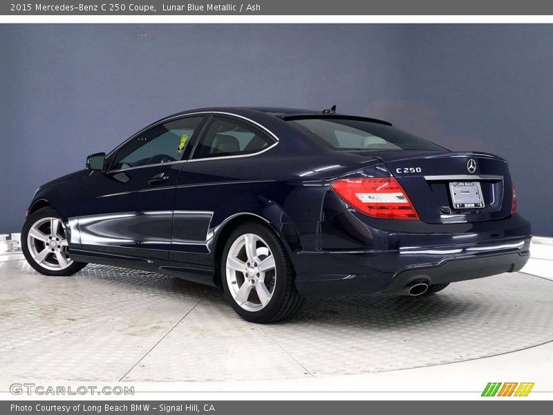 Lunar Blue Metallic / Ash 2015 Mercedes-Benz C 250 Coupe