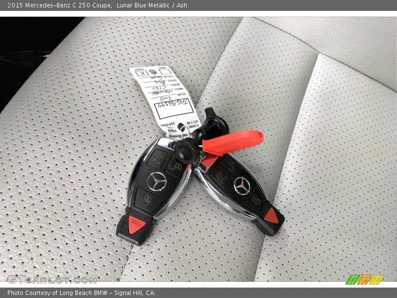 Lunar Blue Metallic / Ash 2015 Mercedes-Benz C 250 Coupe