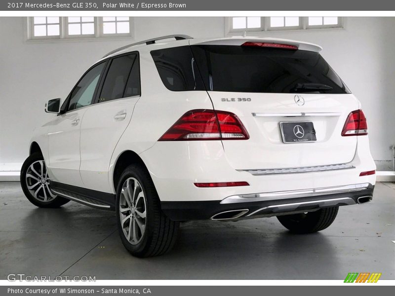 Polar White / Espresso Brown 2017 Mercedes-Benz GLE 350