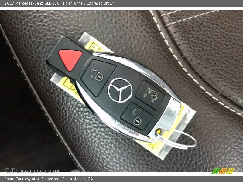 Polar White / Espresso Brown 2017 Mercedes-Benz GLE 350