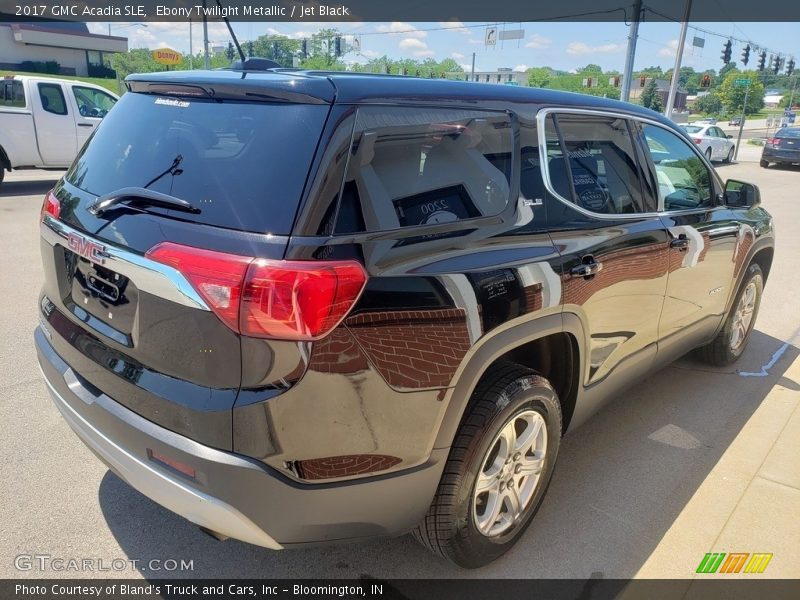 Ebony Twilight Metallic / Jet Black 2017 GMC Acadia SLE