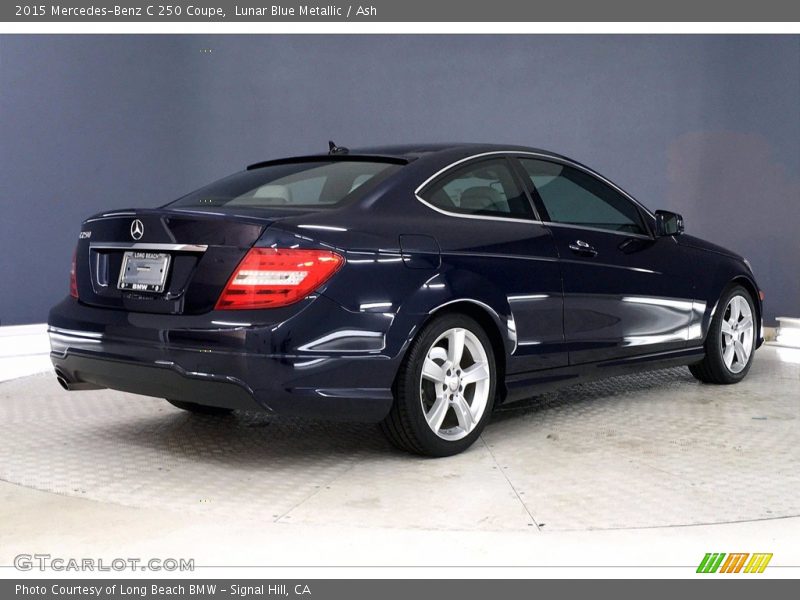Lunar Blue Metallic / Ash 2015 Mercedes-Benz C 250 Coupe