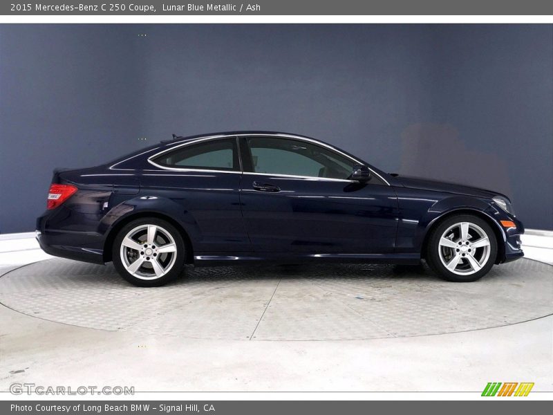Lunar Blue Metallic / Ash 2015 Mercedes-Benz C 250 Coupe