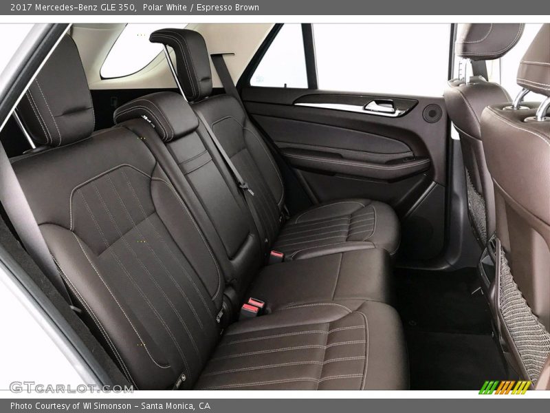 Rear Seat of 2017 GLE 350