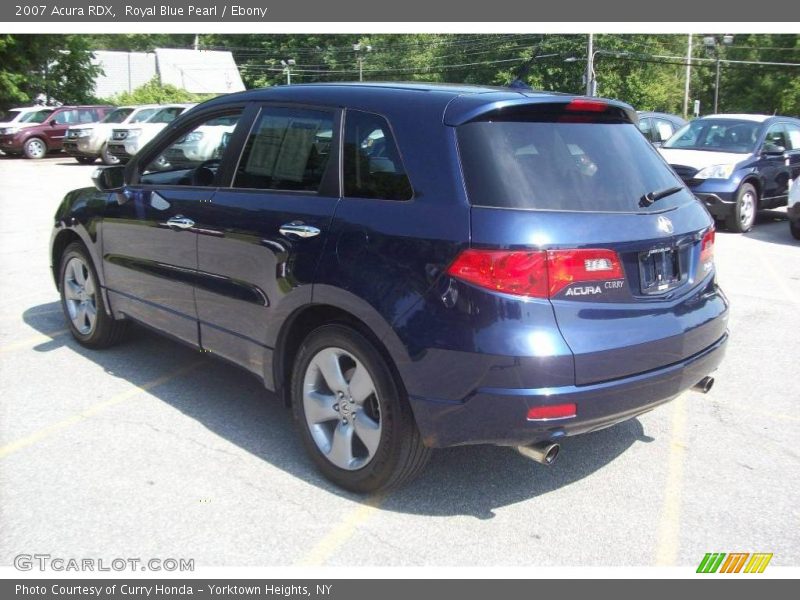 Royal Blue Pearl / Ebony 2007 Acura RDX