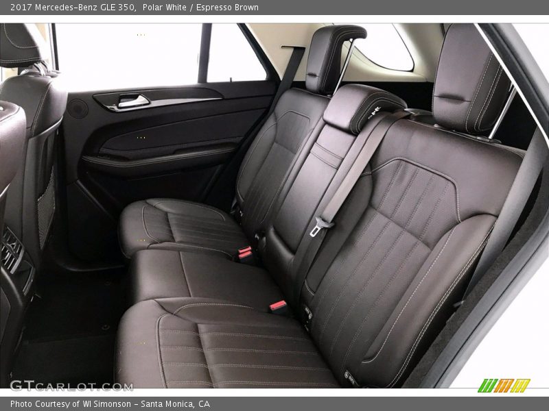 Rear Seat of 2017 GLE 350