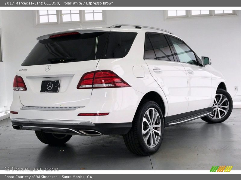 Polar White / Espresso Brown 2017 Mercedes-Benz GLE 350