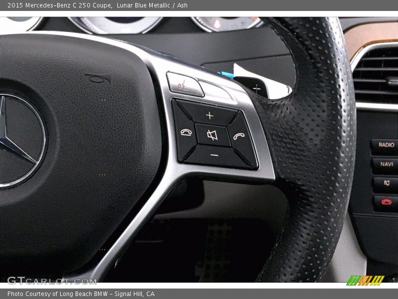Lunar Blue Metallic / Ash 2015 Mercedes-Benz C 250 Coupe