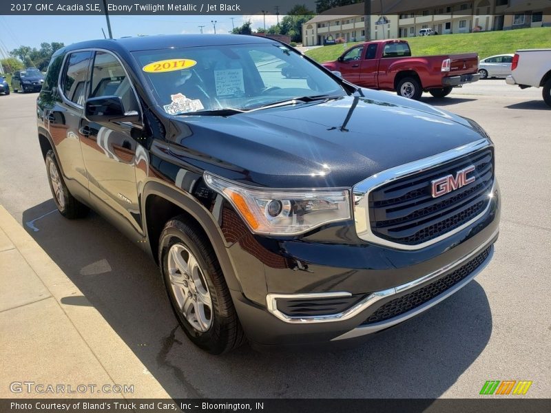 Ebony Twilight Metallic / Jet Black 2017 GMC Acadia SLE