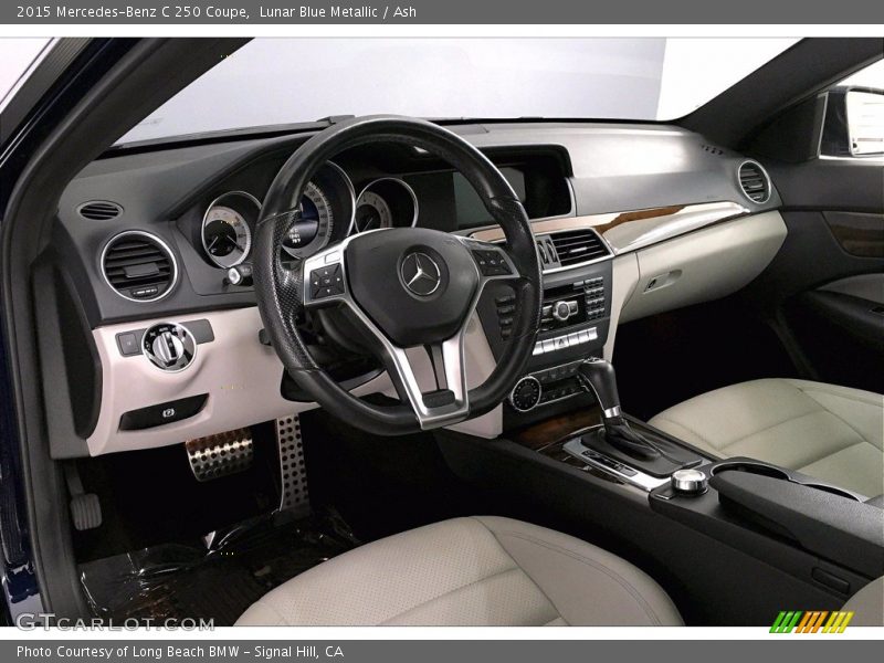 Lunar Blue Metallic / Ash 2015 Mercedes-Benz C 250 Coupe
