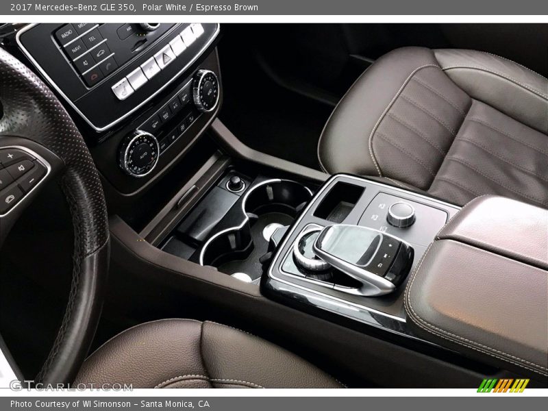 Polar White / Espresso Brown 2017 Mercedes-Benz GLE 350