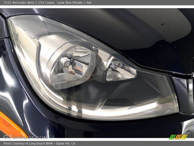 Lunar Blue Metallic / Ash 2015 Mercedes-Benz C 250 Coupe