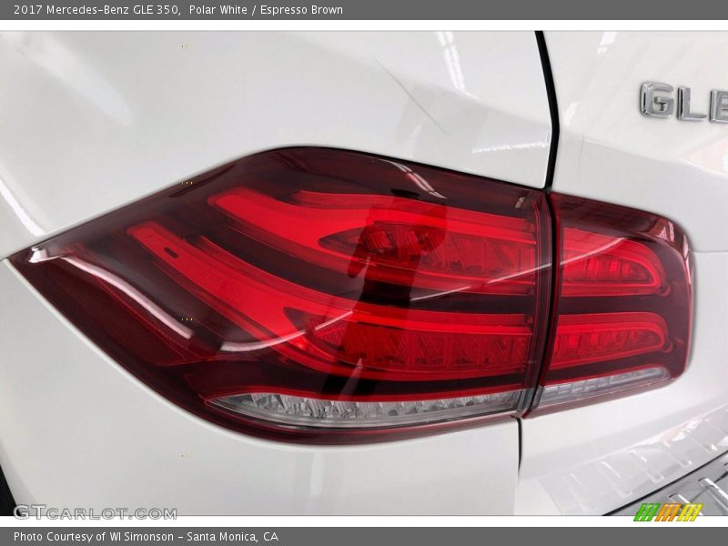 Polar White / Espresso Brown 2017 Mercedes-Benz GLE 350
