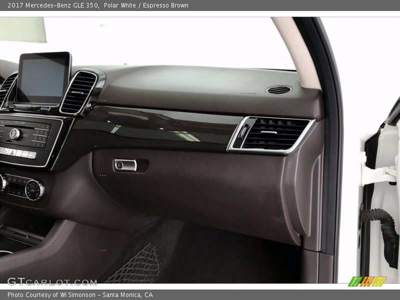 Polar White / Espresso Brown 2017 Mercedes-Benz GLE 350