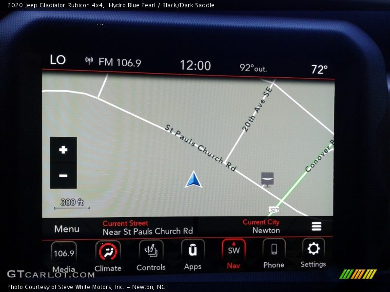 Hydro Blue Pearl / Black/Dark Saddle 2020 Jeep Gladiator Rubicon 4x4