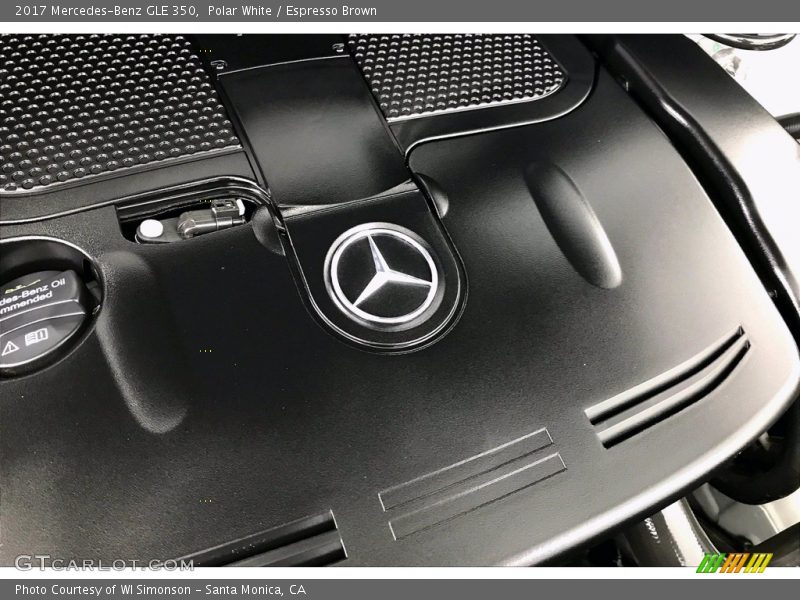 Polar White / Espresso Brown 2017 Mercedes-Benz GLE 350