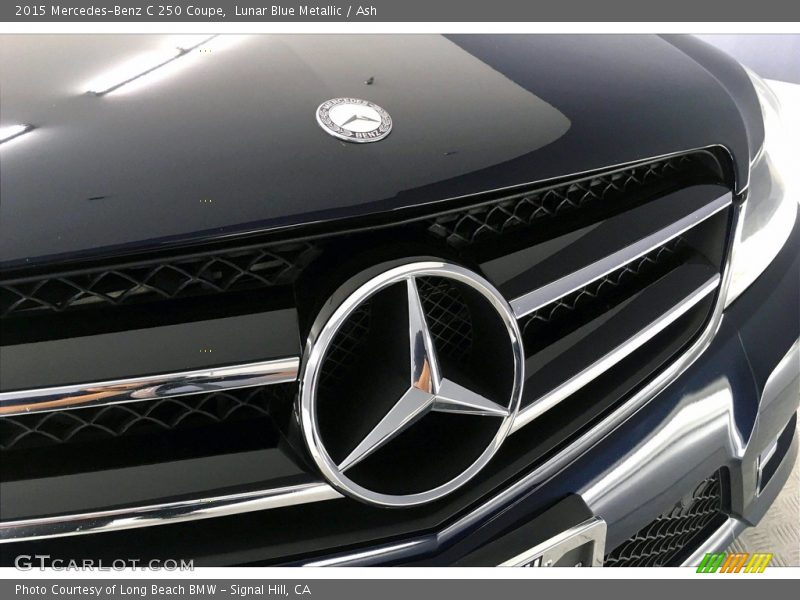 Lunar Blue Metallic / Ash 2015 Mercedes-Benz C 250 Coupe
